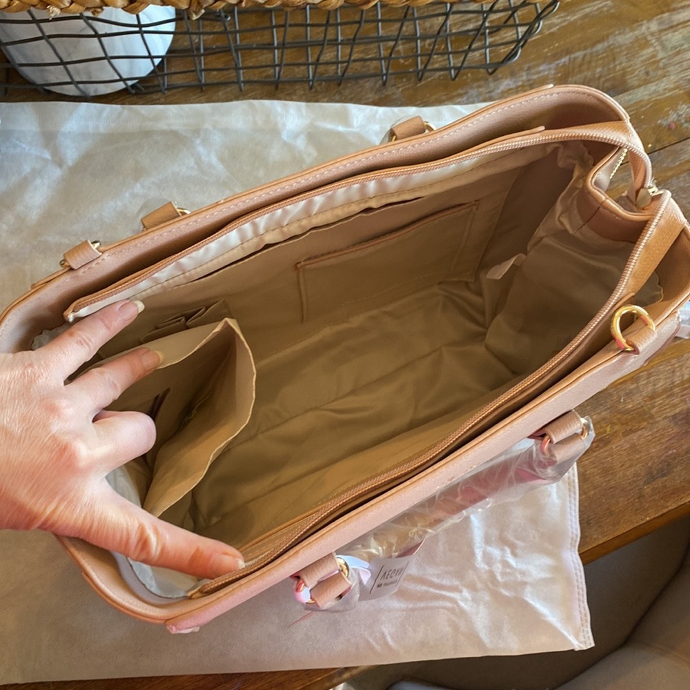 NIP Piper Noble Display Bag Charlotte Satchel in Blush - Picture 10 of 10
